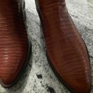 Lucchese lizard skin boots